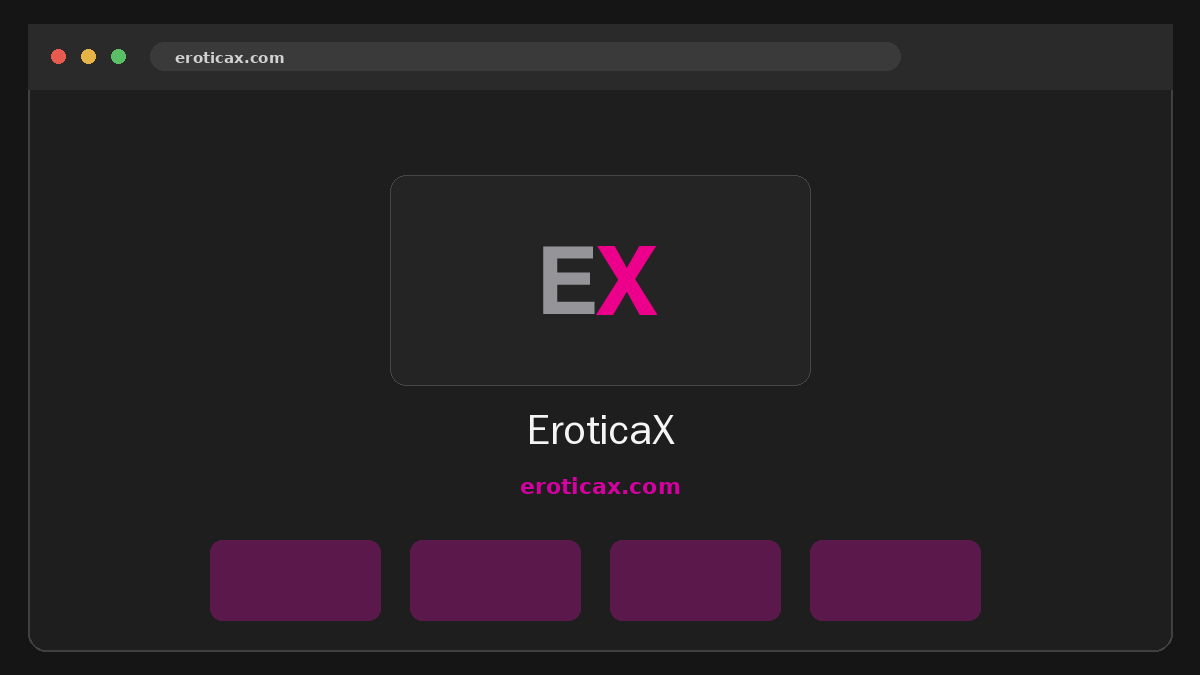 EroticaX Vista previa del sitio web