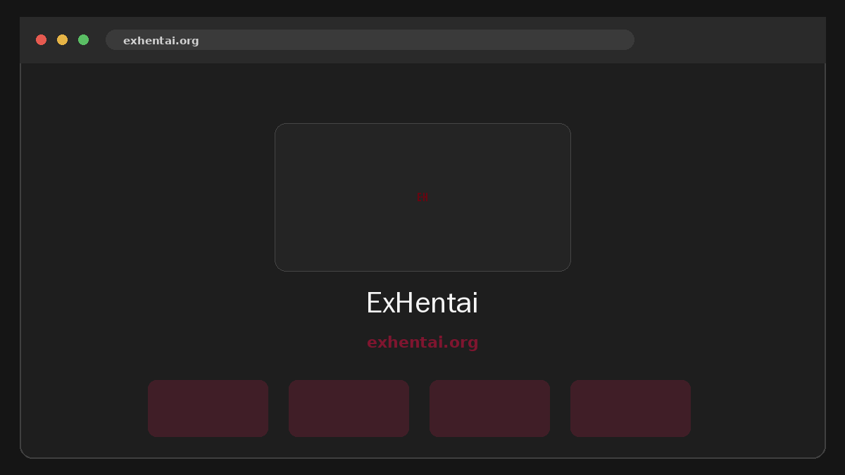 ExHentai Vista previa del sitio web