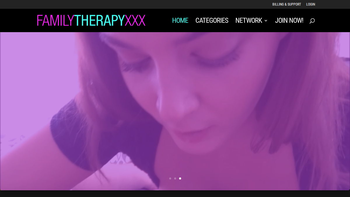 Family Therapy XXX Vista previa del sitio web