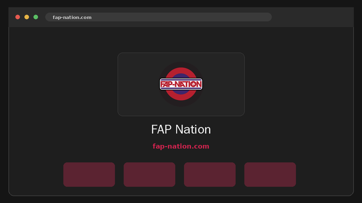 FAP Nation Vista previa del sitio web