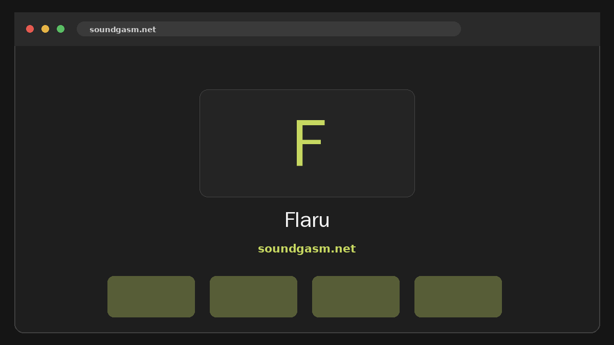 Flaru Vista previa del sitio web