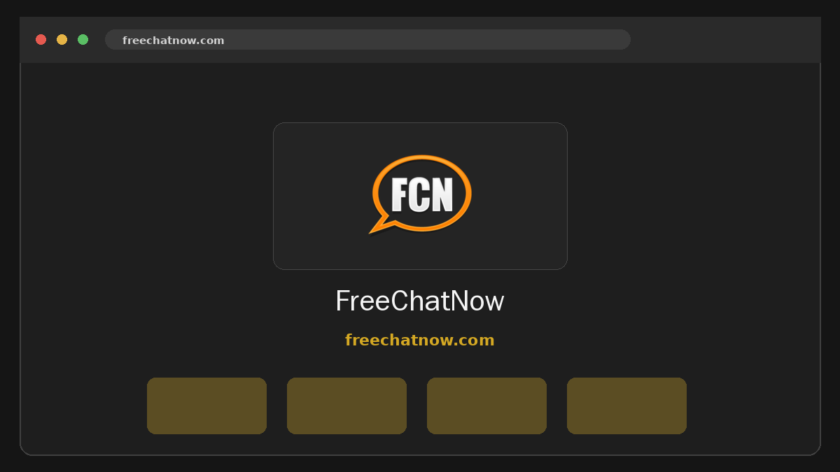 FreeChatNow Vista previa del sitio web