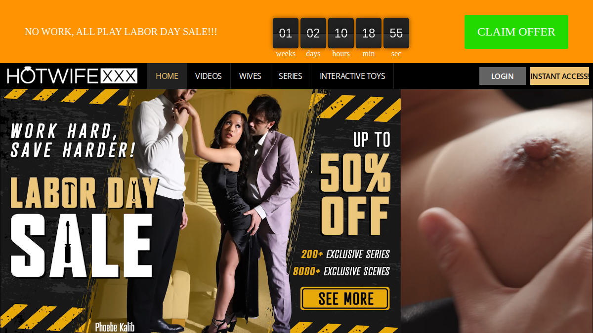 HotwifeXXX Vista previa del sitio web
