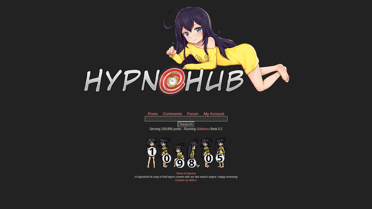 HypnoHub Vista previa del sitio web