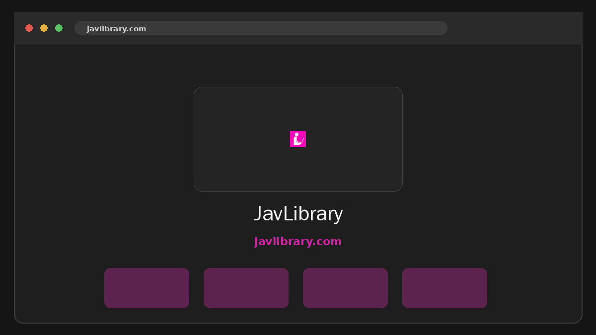 JavLibrary Vista previa del sitio web