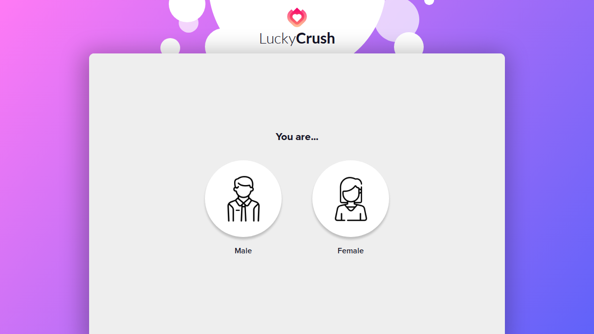 LuckyCrush Vista previa del sitio web