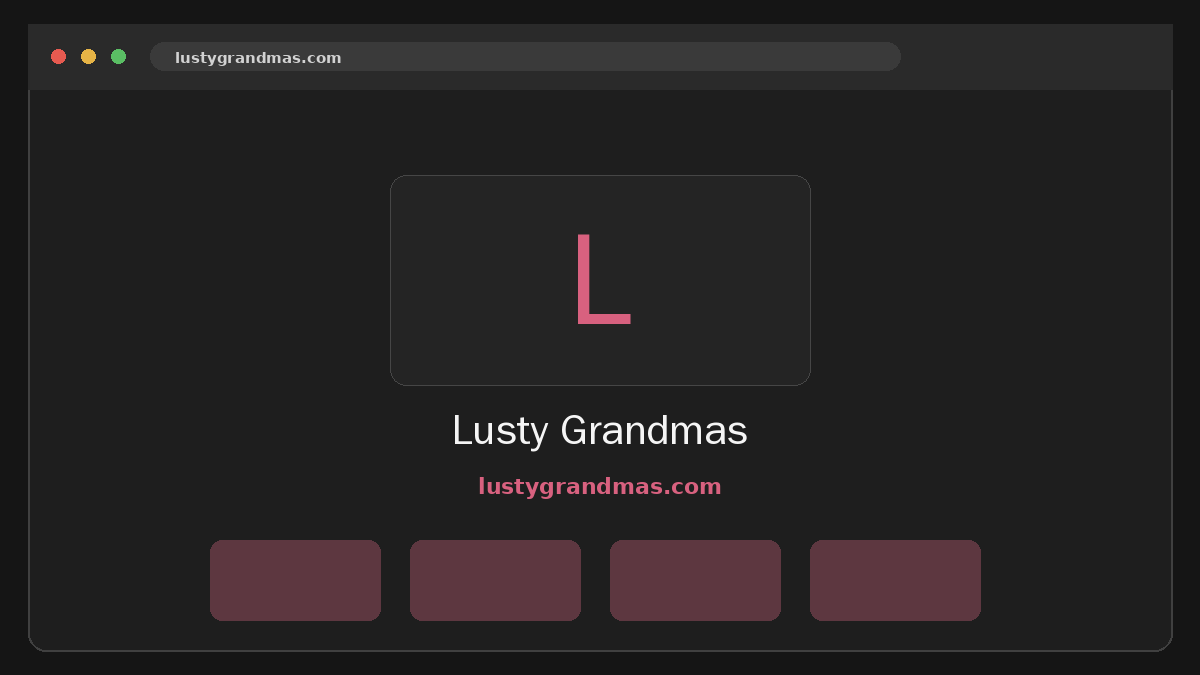 Lusty Grandmas Vista previa del sitio web