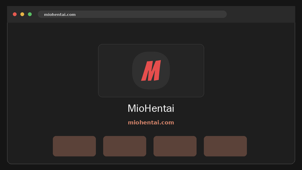 MioHentai Vista previa del sitio web