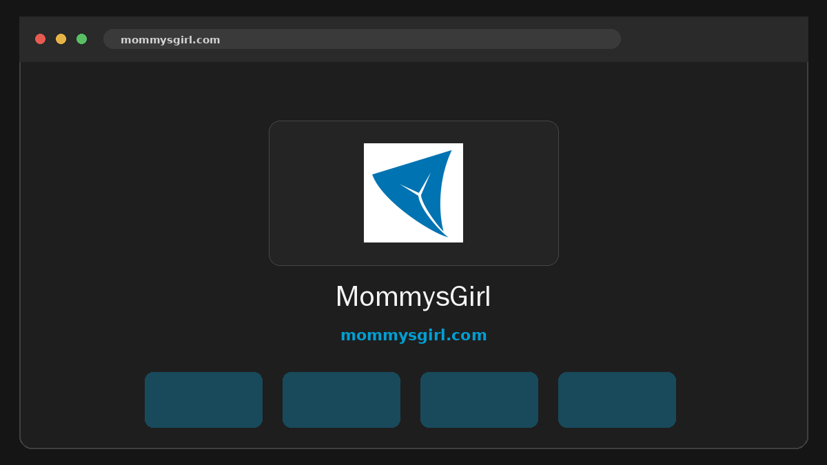 MommysGirl Vista previa del sitio web