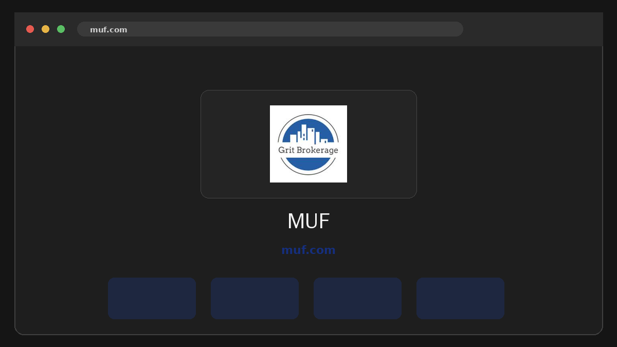 MUF Vista previa del sitio web