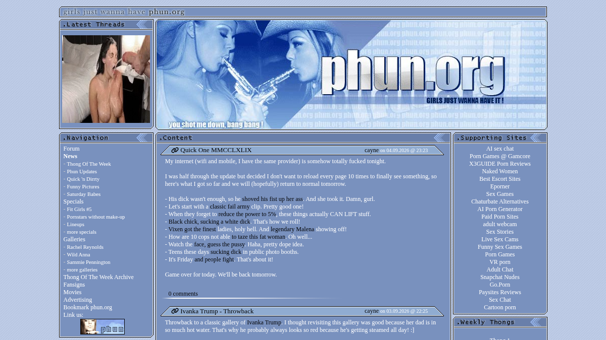 Phun.org Vista previa del sitio web
