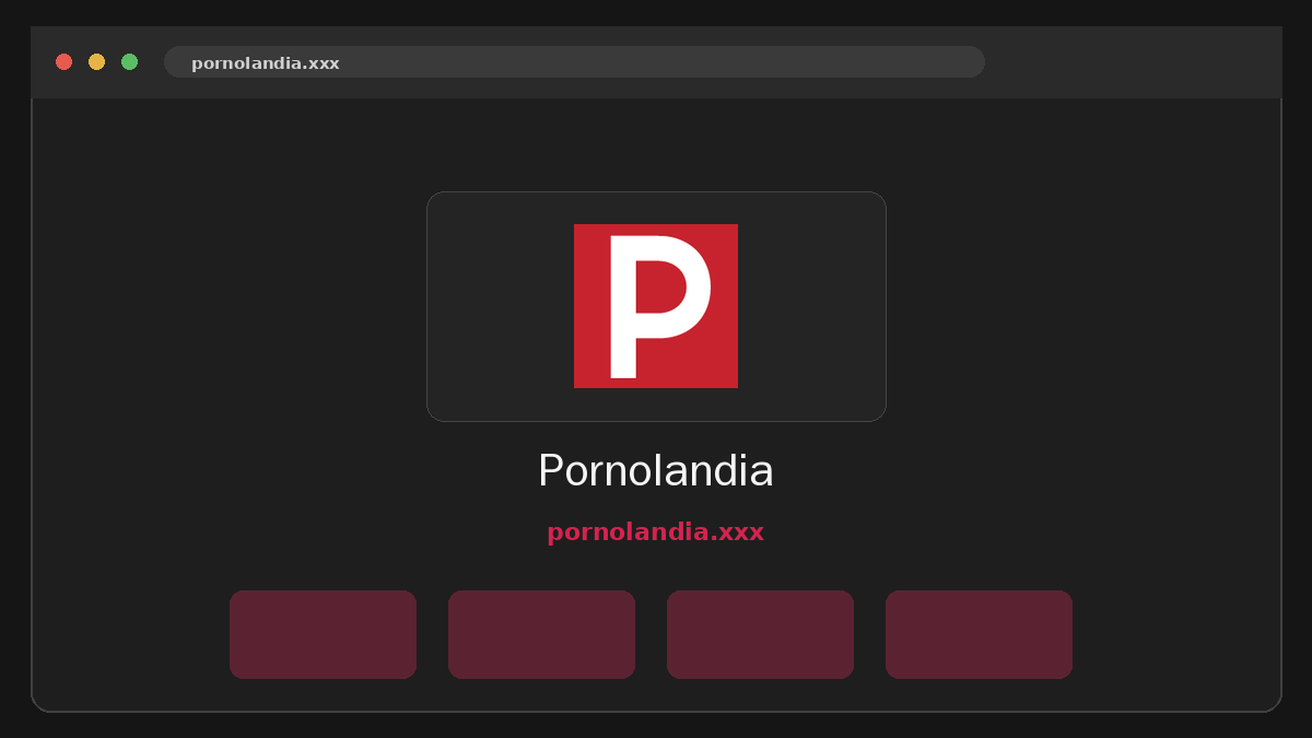 PornoLandia Vista previa del sitio web