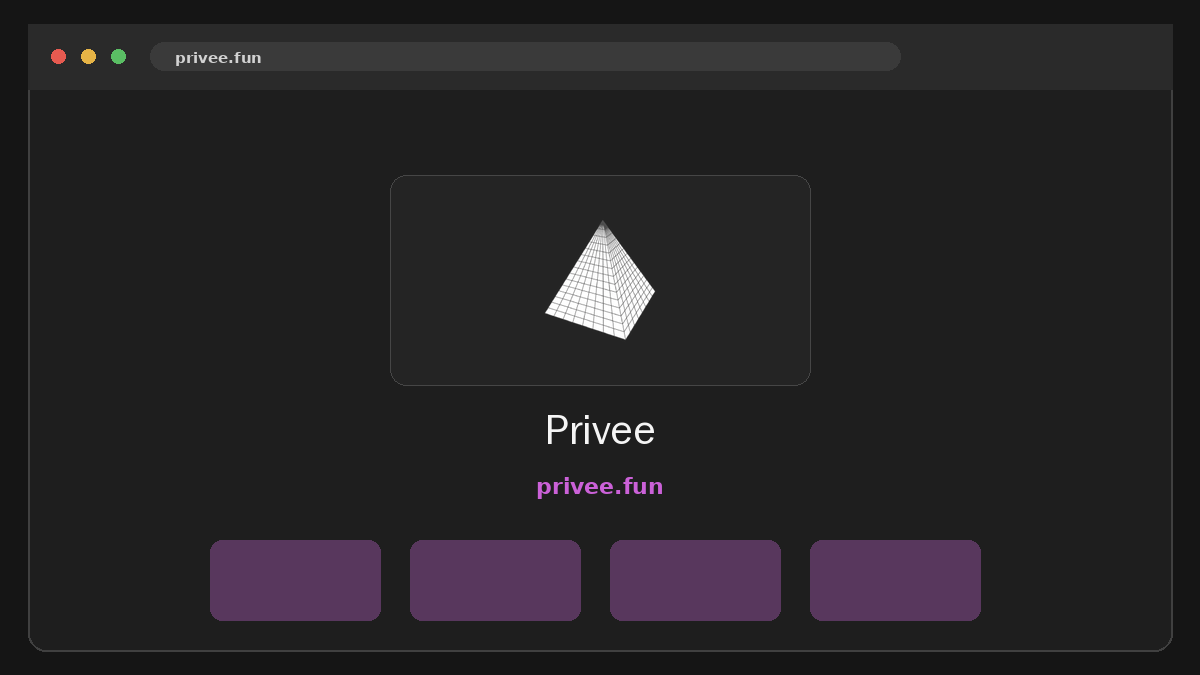Privee Vista previa del sitio web