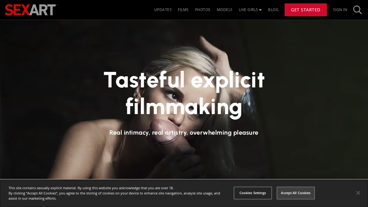 SexArt Vista previa del sitio web