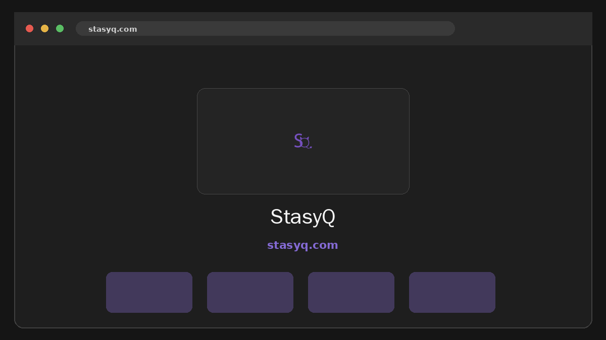 StasyQ Vista previa del sitio web