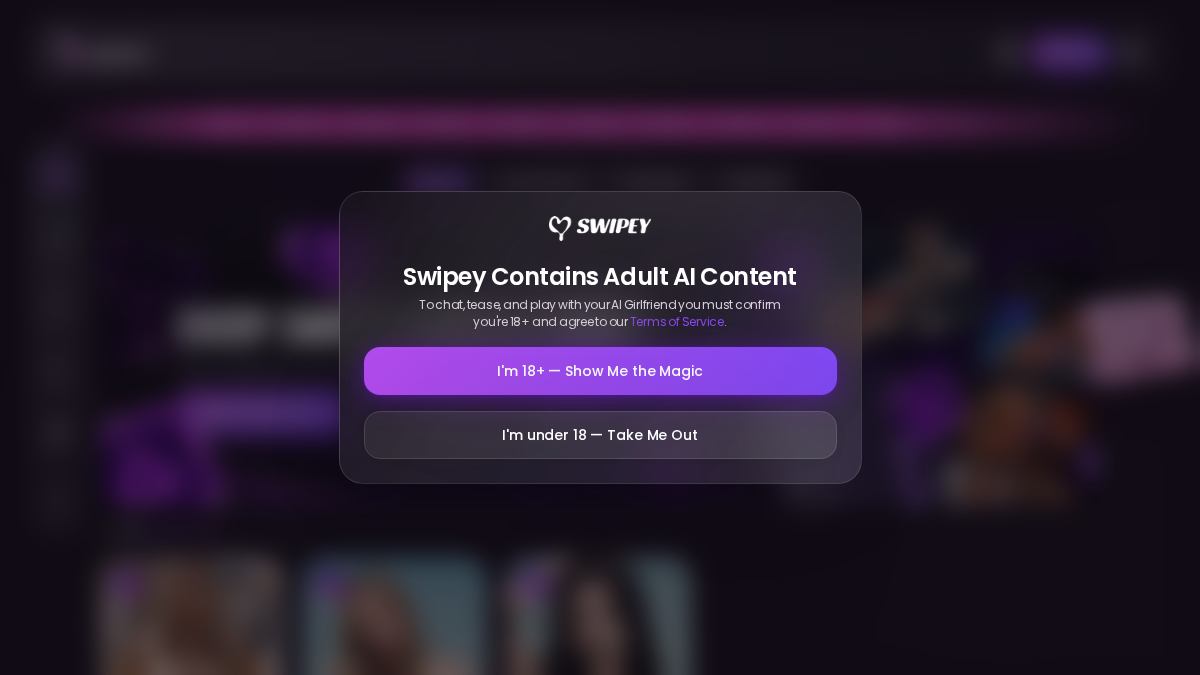 Swipey AI Vista previa del sitio web