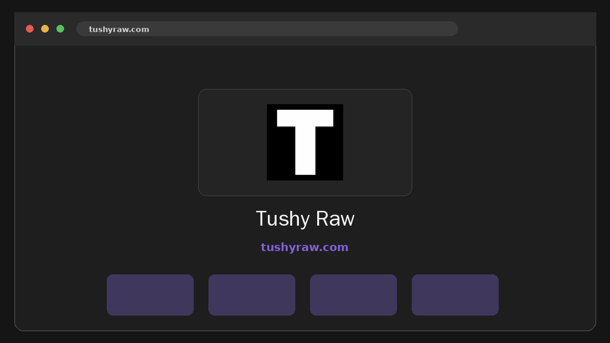 Tushy Raw Vista previa del sitio web