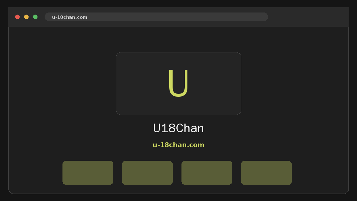 U18Chan Vista previa del sitio web