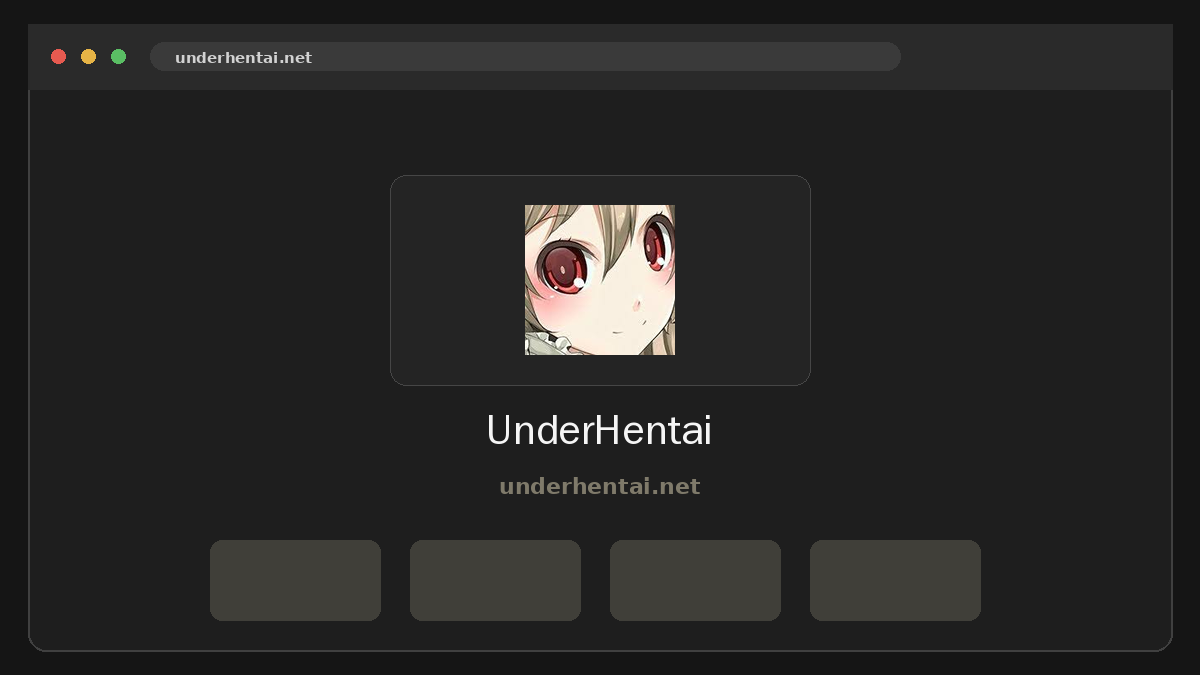 UnderHentai Vista previa del sitio web
