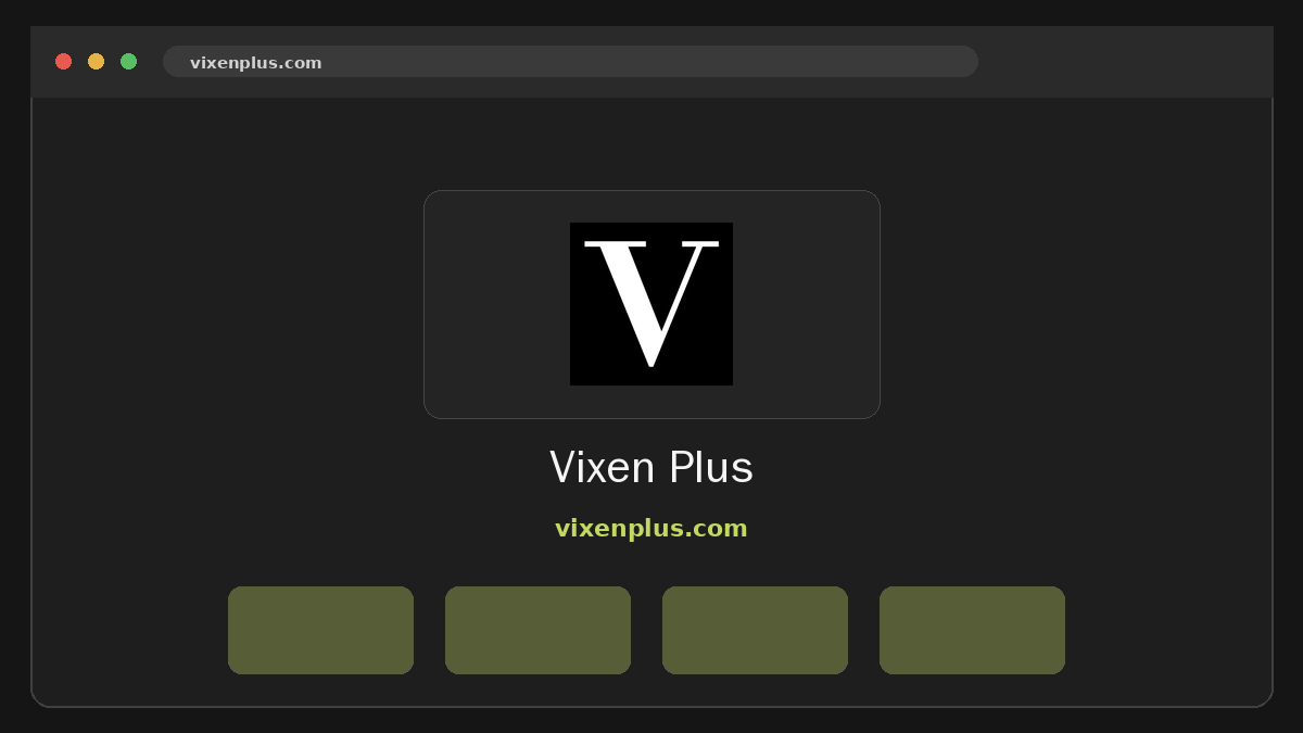 Vixen Plus Vista previa del sitio web