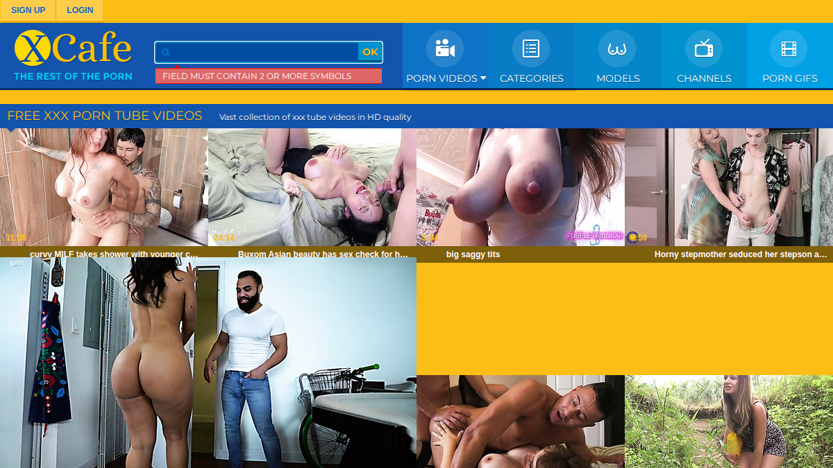 XCafe Vista previa del sitio web
