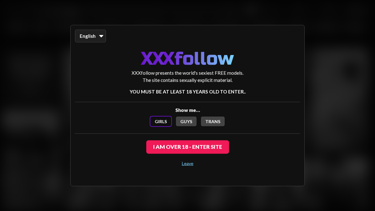 XXX Follow Vista previa del sitio web
